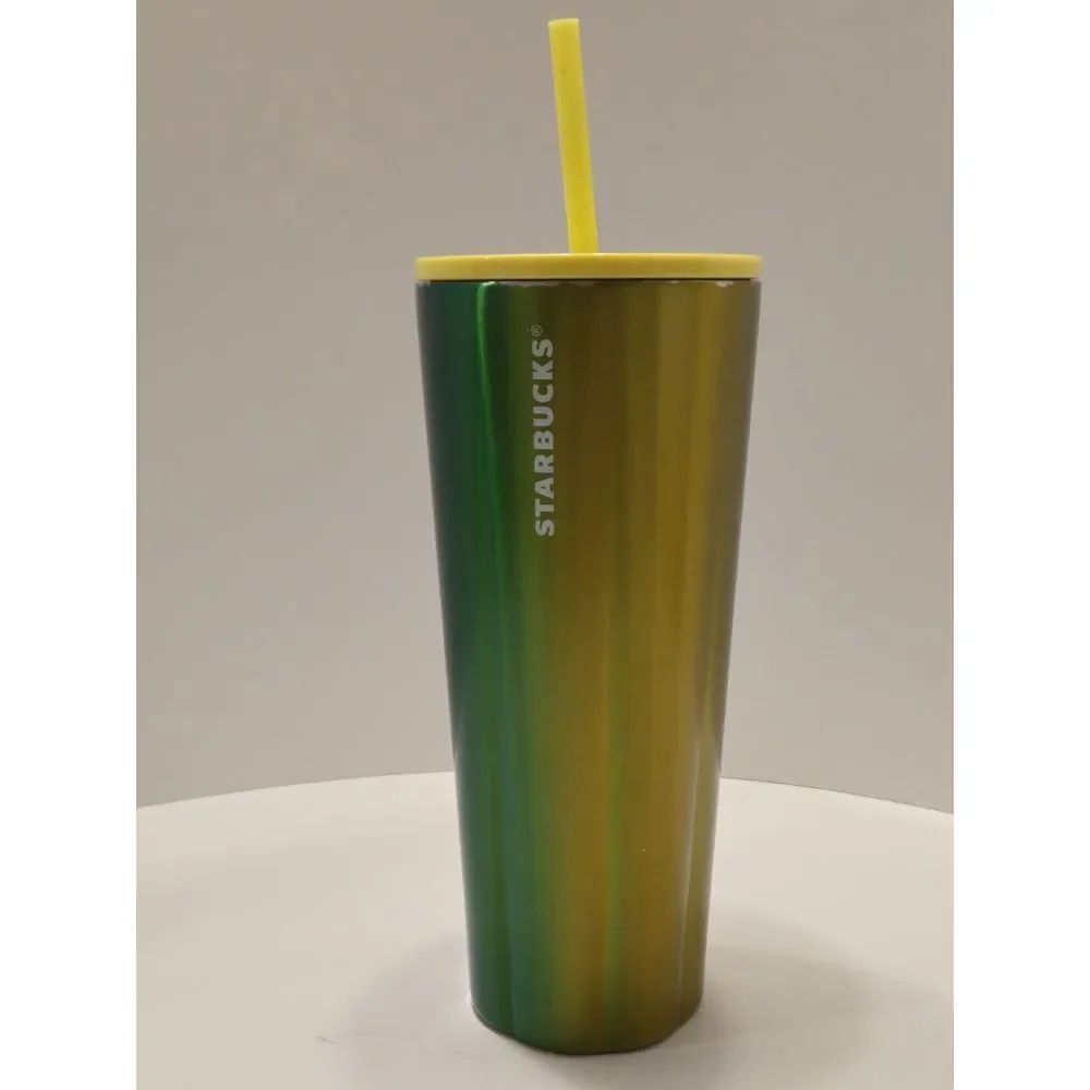 Starbucks yellow green